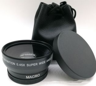 52mm Wide-angle Macro Camera Additional Lens 0.45X 0.45 Times