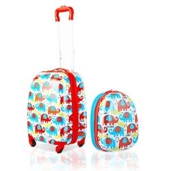 2 pcs 12" and 16" Kids Luggage Set