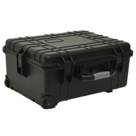 Wheeled Flight Case Black 22.8"x17.7"x10.6" PP