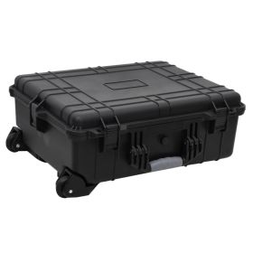 Wheeled Flight Case Black 24.8"x19.7"x9.1" PP