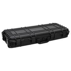 Wheeled Flight Case Black 37.8"x16.5"x6.3" PP