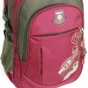 Blancho [Rossonero Looked ] Multipurpose Outdoor Backpack / Dayback / School Bag -Purple