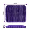 Gel Seat Cushion Non-Slip Breathable Honeycomb Sitting Cushion Pressure Relief Back Tailbone Pain Cushion Pad with Removable Cover for Car Office Chai