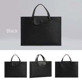 Suitable For Apple Notebook Laptop Bag Liner (Option: Black 2layers-13inches)