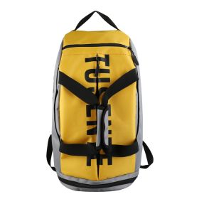 Large Capacity Sports Fitness Yoga Bag (Color: Yellow)