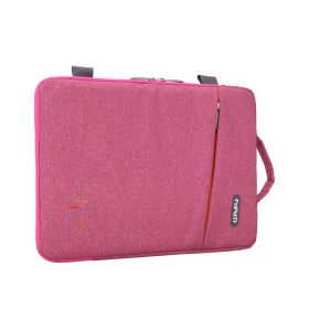 One Shoulder Liner Portable Notebook Bag (Option: Pink-14inches)