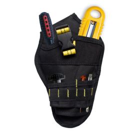 Electric Drill Kit Multi-pocket Electrician Receive Bag (Color: Yellow)