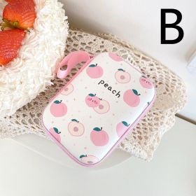 Fruit Rectangular Earphone Storage Bag Coin Purse (Option: B)