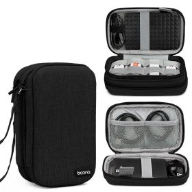 2.5-inch Mobile Hard Disk Protective Cover For Portable Storage (Option: Black-Hard shell double layer)