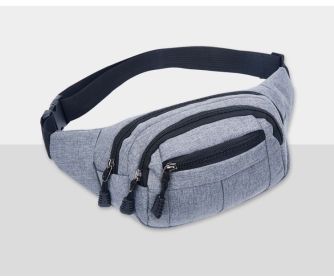 Cycling Running Sports Waist Bag (Color: Dark Grey)