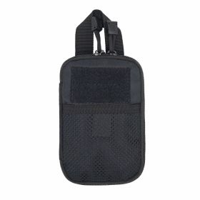 Mobile Phone Net Bag Multi-function EDC Simulation Small Waist (Color: Black)