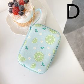 Fruit Rectangular Earphone Storage Bag Coin Purse (Option: D)