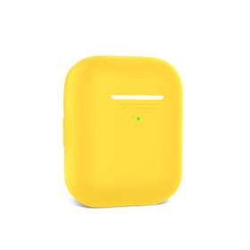 Generation Earphone Case Silicone Protective Cover (Option: 096 Yellow-AirPods12 Generation)