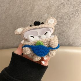 Homemade Handmade Knit Backpack Koala Bear Earphone Cover (Option: Airpods Pro)