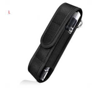 The Manufacturer Makes A Strong Nylon Cloth Flashlight Cover (Option: Black-L)