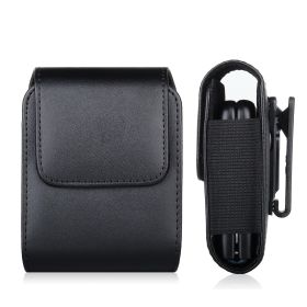 Vertical Multifunctional Folding Mobile Phone Holster Hanging Waist Bag (Option: Swivel back clip)