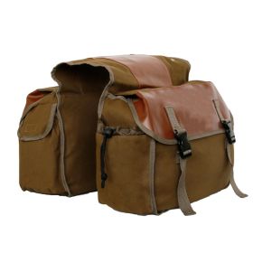 Mountain Bike Rear Shelf Bag Riding Back Seat (Option: Khaki-Uniform size)