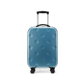 Folding Rod Case Hole Hole Universal Wheel Rod Portable Storage Travel (Option: Blue-20inch)