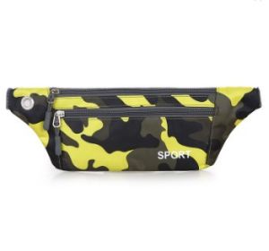 Fashionable Camouflage Print Waterproof Sports Fanny Pack (Option: Big Flower Yellow)