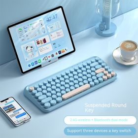 Three-mode Wireless Bluetooth Keyboard And Mouse Set (Option: E)