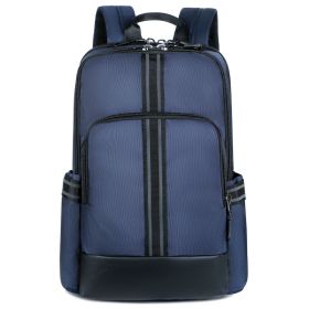 Business Simple Backpack Multifunctional Fashion Student (Option: Blue-S)