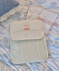 Snap Pocket Tablet PC Bag (Option: White-13to14 Inch)