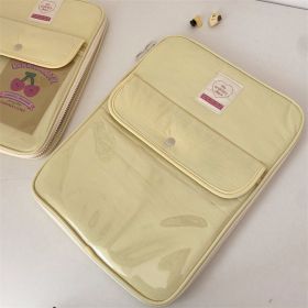 Snap Pocket Tablet PC Bag (Option: Yellow-11 inches)