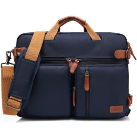 Business Multi-functional Backpack For Men (Option: Nylon blue-15.6inch)