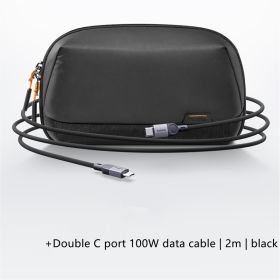 Portable Digital Product Data Cable Volcanic Storage Bag (Option: Package3)