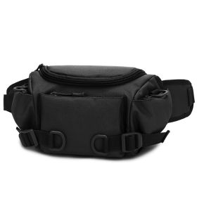 Multifunctional Messenger Bag For Outdoor Travel Mountaineering (Option: Black-One Size)