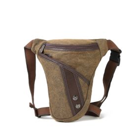 Personalized Fashion One-shoulder Messenger Men's Bag (Color: Coffee)