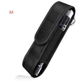 The Manufacturer Makes A Strong Nylon Cloth Flashlight Cover (Option: Black-M)