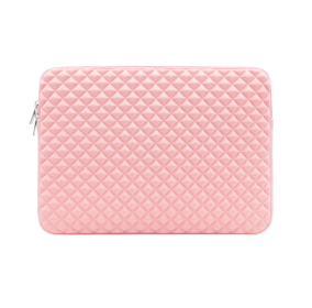 Fashion Business Diamond Pattern Laptop Liner Bag (Option: Pink-11 Inch)