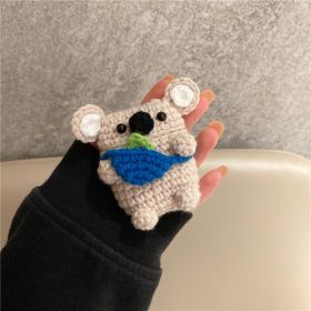 Homemade Handmade Knit Backpack Koala Bear Earphone Cover (Option: Airpods 1or2generation)