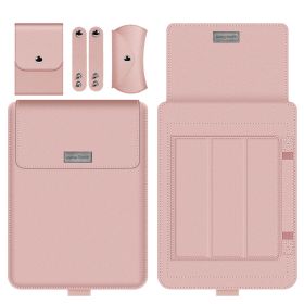 Notebook Stand Computer Liner Storage Bag (Option: Rose Gold-16inch 17inch)