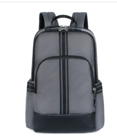 Business Simple Backpack Multifunctional Fashion Student (Option: Grey-S)