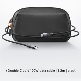 Portable Digital Product Data Cable Volcanic Storage Bag (Option: Package2)