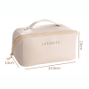 Large Capacity Travel Cosmetic Bag Double Layered Cosmetic Bag