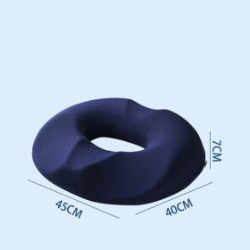 Pillow for Tailbone Pain Relief Cushion;  Hemorrhoid Pillows for Sitting for man ;   Butt Seat Cushion;  Back;  Coccyx;  Sciatica;  Post Natal;  After (Color: Deep blue)