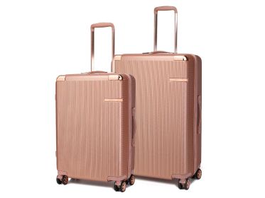 Tulum Large and Extra Large Check-in Spinner with TSA Security Lock (Color: Rose Gold, Material: Polycarbonate)