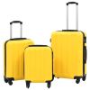 Hardcase Trolley Set 3 pcs Yellow ABS