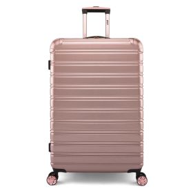 Hard Sided Fibertech 28" Checked Luggage, Rose Gold Luggage (Color: mint)