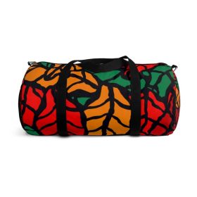 Duffel Bags, Red And Green Autumn Leaves Style Bag (size: large)