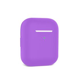 Generation Earphone Case Silicone Protective Cover (Option: 096 Purple-AirPods12 Generation)