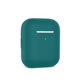 Generation Earphone Case Silicone Protective Cover (Option: 096 Custom Dark Green-AirPods12 Generation)