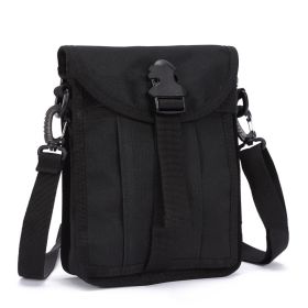 Camouflage Diagonal Outdoor Bag Shoulder Multifunctional (Color: Black)