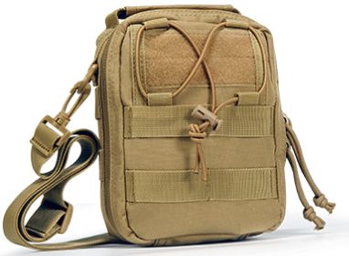 Multi Functional Outdoor Tactical Army Fan Accessory Bag (Option: Mud shoulder strap)