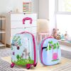 2 Pieces 12 Inch 16 Inch Kids Luggage Set with Backpack and Suitcase for Travel