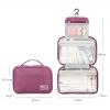 Travel Toiletry Bags Large Makeup Cosmetic Case Organizer with Hanging Hook