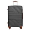 Hardshell Luggage Sets 3 Piece double spinner 8 wheels Suitcase with TSA Lock Lightweight 20''24''28''